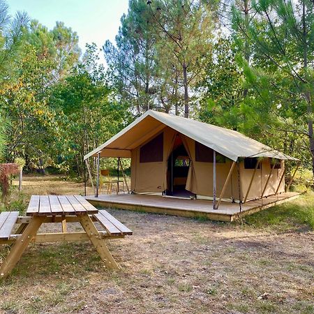 Camping La Kahute - Tente Lodge Au Coeur De La Foret Carcans Luaran gambar