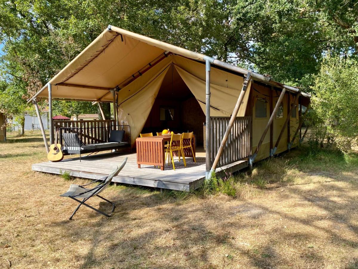 Camping La Kahute - Tente Lodge Au Coeur De La Foret Carcans Luaran gambar