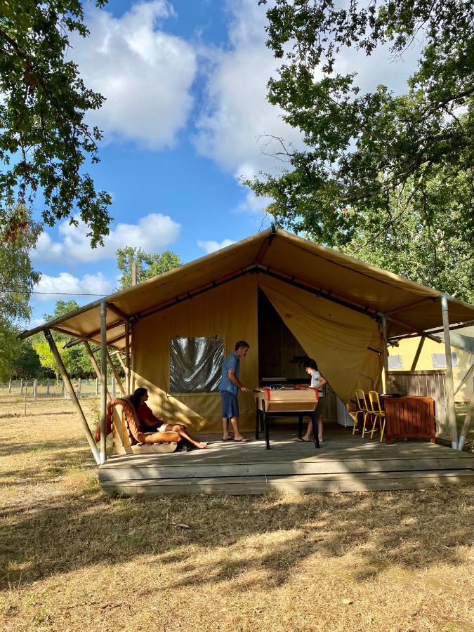 Camping La Kahute - Tente Lodge Au Coeur De La Foret Carcans Luaran gambar