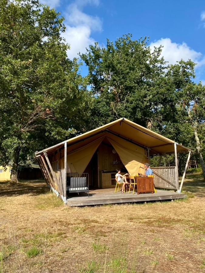 Camping La Kahute - Tente Lodge Au Coeur De La Foret Carcans Luaran gambar