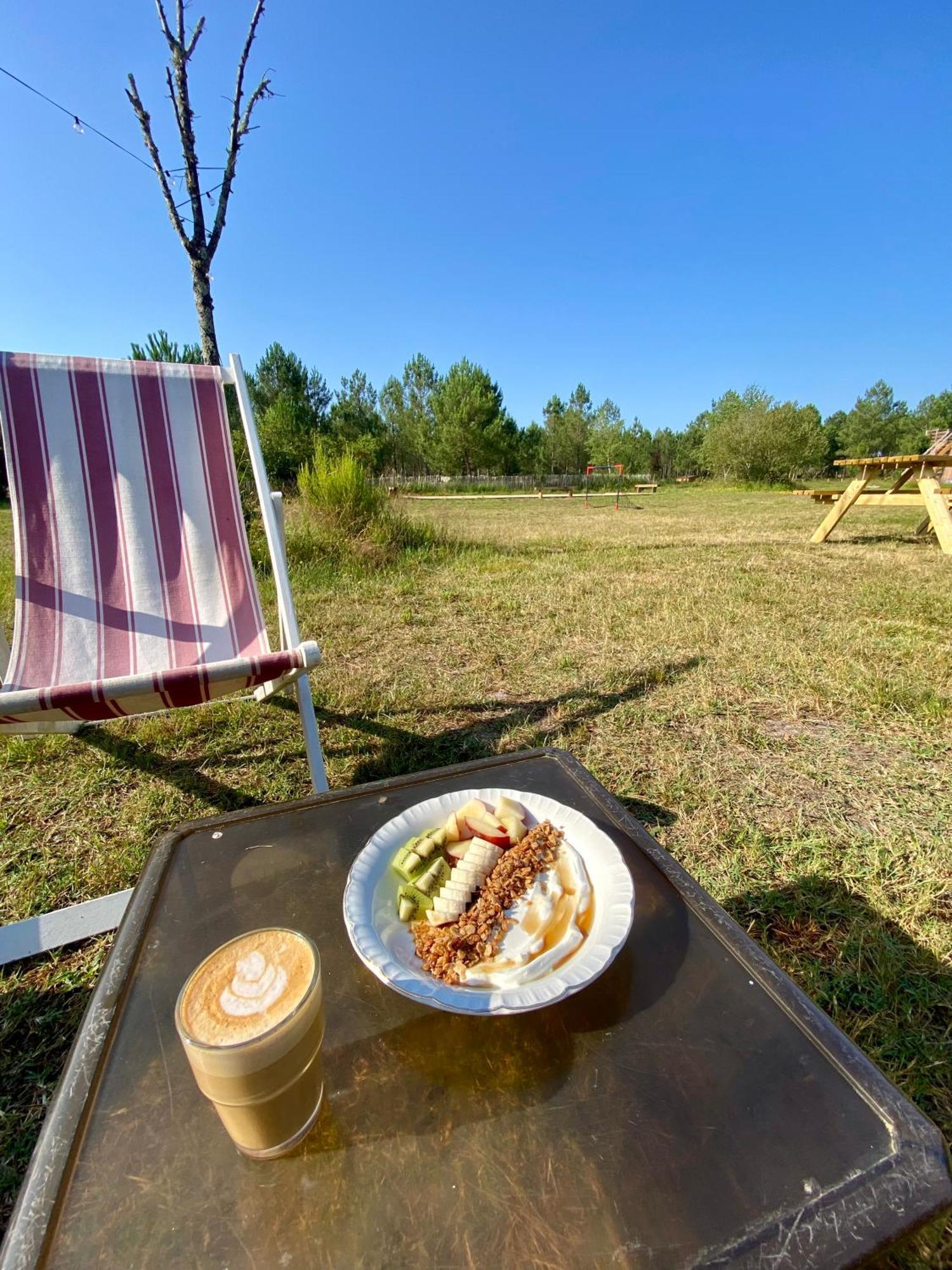 Camping La Kahute - Tente Lodge Au Coeur De La Foret Carcans Luaran gambar